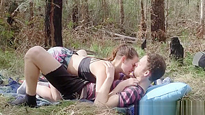 Natural aussie gf finger