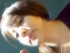 Naughty MILF Cocksucker Ren Mukai Sucks In A Car