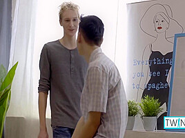 Nico D Drains Logan S Big Hard Dick After Premium Massage Service! 10 Min