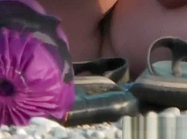 Nudist beach camera hunting for naked pussies