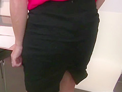 Office grannies in pantyhose need to get off