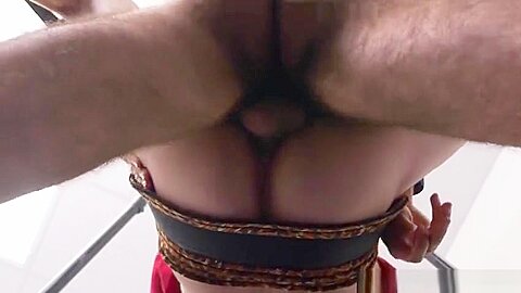 Office straight stud assfucked on sexswing