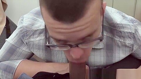Office straighty pumped with ebony dick