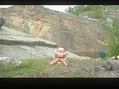 Old Pig Bitch Outdoor!