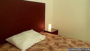 Old Whorish Blonde Picked Up And Drilled By Guy