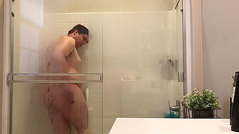 One take  TheBoyCub showers for all to see!