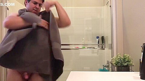 One take  TheBoyCub showers for all to see!