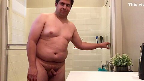 One take  TheBoyCub showers for all to see!
