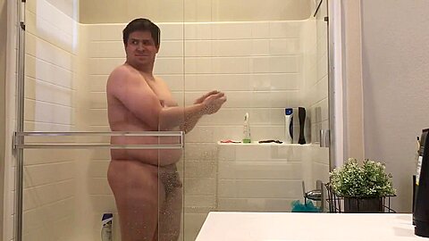 One take  TheBoyCub showers for all to see!