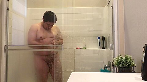 One take  TheBoyCub showers for all to see!