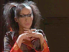 Oriental brunette Kaylani Lei in buttfucking porn movie