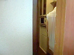 Oriental brunette taking part in sex video
