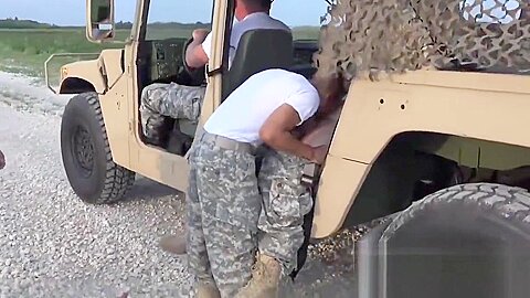 Outside gay sex in military uniform in new gay reality show