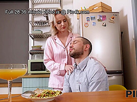 PIE4K  Cutie in funny outfir fucks and shows the result of his internal ejaculation