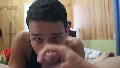 POV SUCK AND CUM STEPDAD