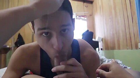 POV SUCK AND CUM STEPDAD