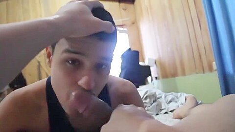 POV SUCK AND CUM STEPDAD