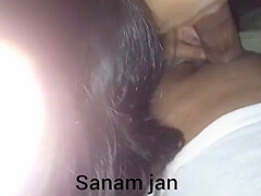 Pakistani Tiktok Star Girl Sanam Jan Hot Sucking With X Boyfriend