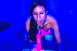 Petite Shemale Princess Playing With Her Toys - Anal Toys