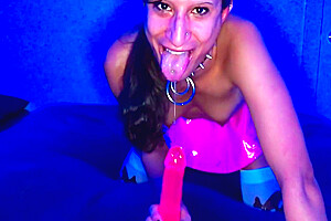 Petite Shemale Princess Playing With Her Toys - Anal Toys