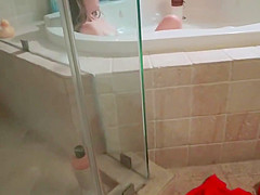 Petite teen 18+ banged by bf after shower