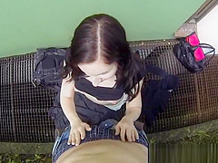 Pickedup euro amateur jizzed on tits after bj