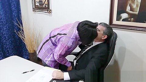 Pinoy twink doggystyled by office dilf