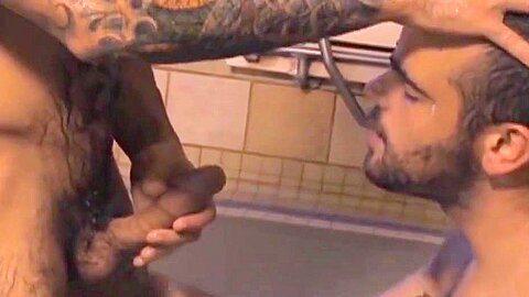 Pissing under the shower