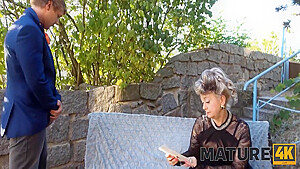 Posh Mature Woman With Grey Hair Craves Servants Cock In Pussy 11 Min