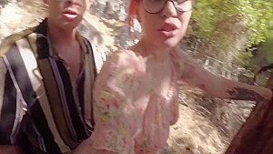Pretty Blonde Girlfriend Fucked Next To The Beach