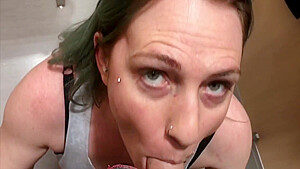 Public Almost Got Caught Thick Blue Hair Pawg Blowjob Shenanigans - Bunnieandthedude 5 Min
