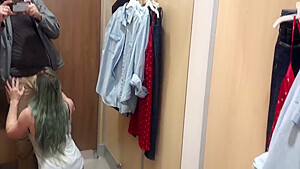 Public Almost Got Caught Thick Blue Hair Pawg Blowjob Shenanigans - Bunnieandthedude 5 Min