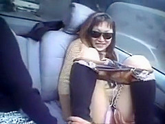 Public Japan sex in car