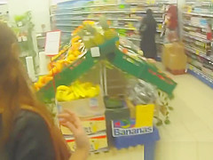 Pulled teen 18+ banged from behind in public POV