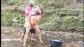 Random Stranger Fucks My Pussy On Public River