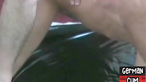 Real german with pierced dick fucks in kinky trio