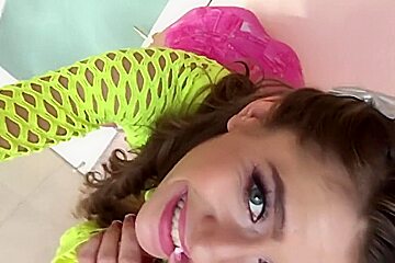 Rebel Lynn And Mick Blue In teen 18+ Tart Rebels Rowdy 3-hole Reaming