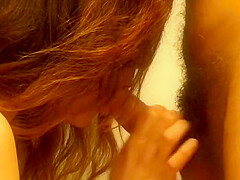 Redhead French Babe Gets Her Shaved Twat Fucked And Dildoed