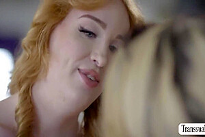 Redhead Ts Erica Fucks Destinys Wet Pussy 10 Min