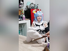 Rem Cosplay Tickling