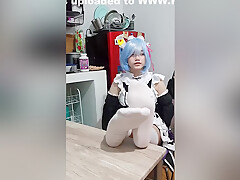 Rem Cosplay Tickling