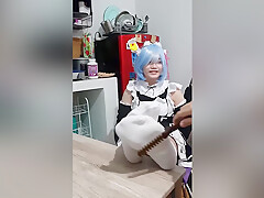 Rem Cosplay Tickling
