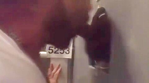 Rock Hard Black Dick Busts at Philadelphia Glory Hole