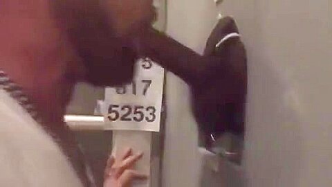 Rock Hard Black Dick Busts at Philadelphia Glory Hole