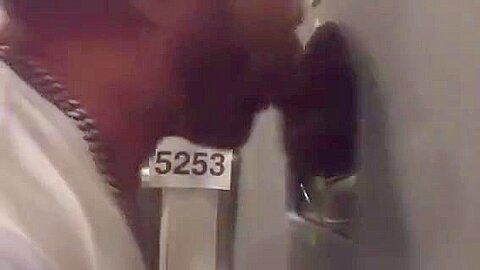 Rock Hard Black Dick Busts at Philadelphia Glory Hole