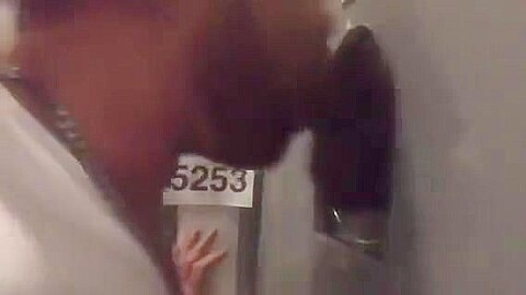 Rock Hard Black Dick Busts at Philadelphia Glory Hole