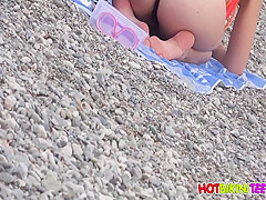 Round Tight Ass teen 18+ Beach