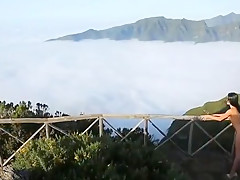Sapphira naked on Madeira