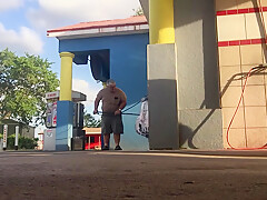 Sassy_12 Alesha topless car wash