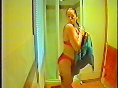 Sexy Ailsa caught showering